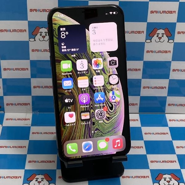 iPhoneXS Apple版SIMフリー 64GB MTAW2J/A A2098 美品 スペースグレイ