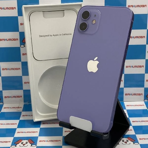 iPhone12 au版SIMフリー 64GB MJNH3J/A A2402 美品 パープル