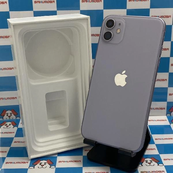 iPhone11 docomo版SIMフリー 128GB MWM52J/A A2221 パープル