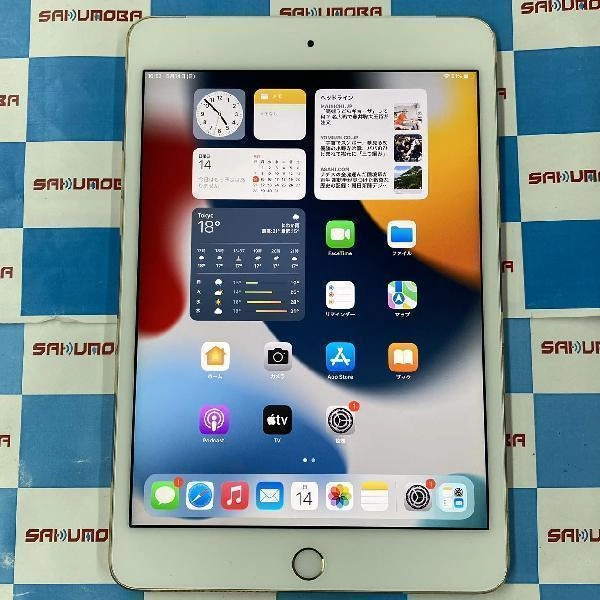 iPad mini 第4世代 au版SIMフリー 16GB MK712J/A A1550 ゴールド