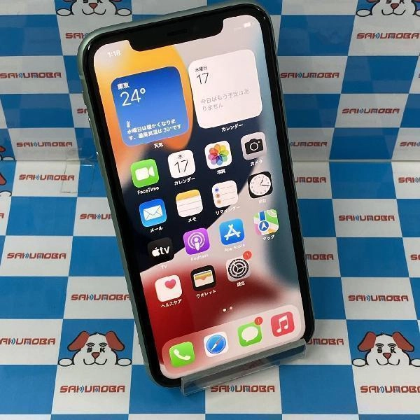 iPhone11 au版SIMフリー 128GB MWM62J/A A2221 グリーン