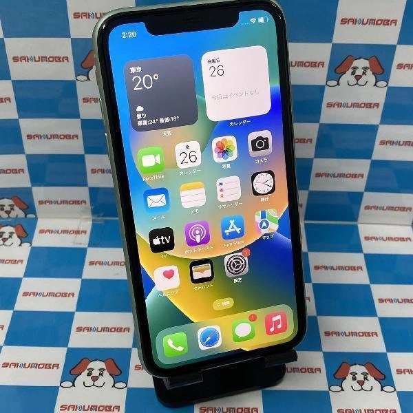 iPhone11 SoftBank版SIMフリー 64GB MWLY2J/A A2221 グリーン