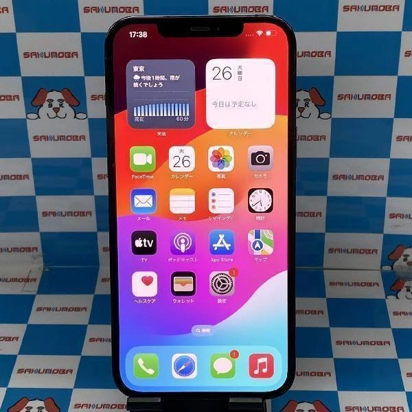 iPhone12 Pro Max au版SIMフリー 128GB NGCX3J/A A2410 美品 パシフィックブルー