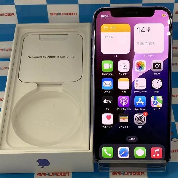 iPhone12 mini Apple版SIMフリー 128GB MJQD3J/A A2398 ジャンク品 パープル