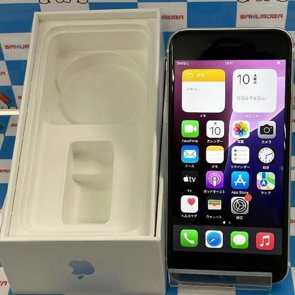 iPhoneSE 第2世代 au版SIMフリー 128GB MXD12J/A A2296 ジャンク品 ホワイト