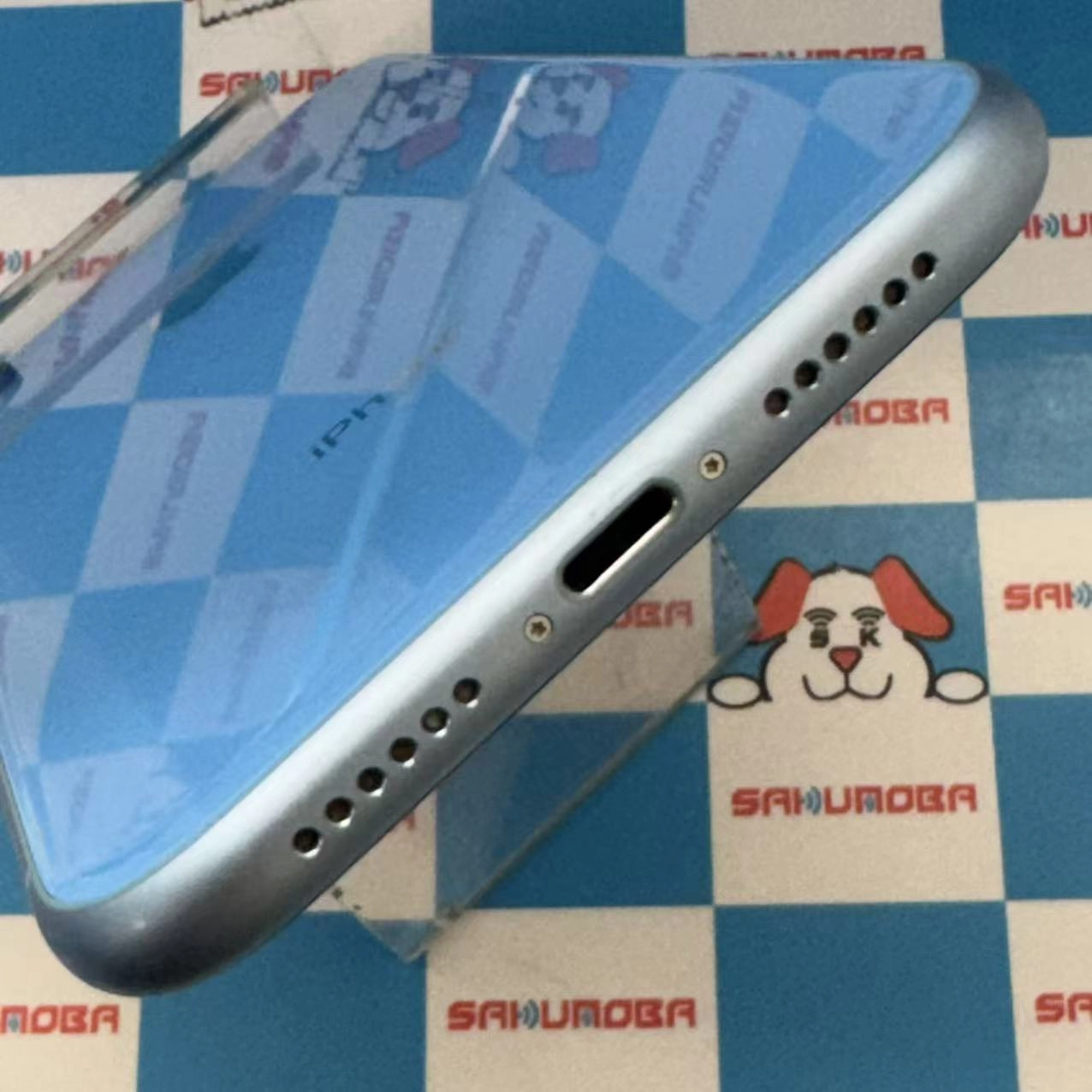 iPhoneXR au Apple 64GB ブルー - SIMロック解除済 ジャンク品