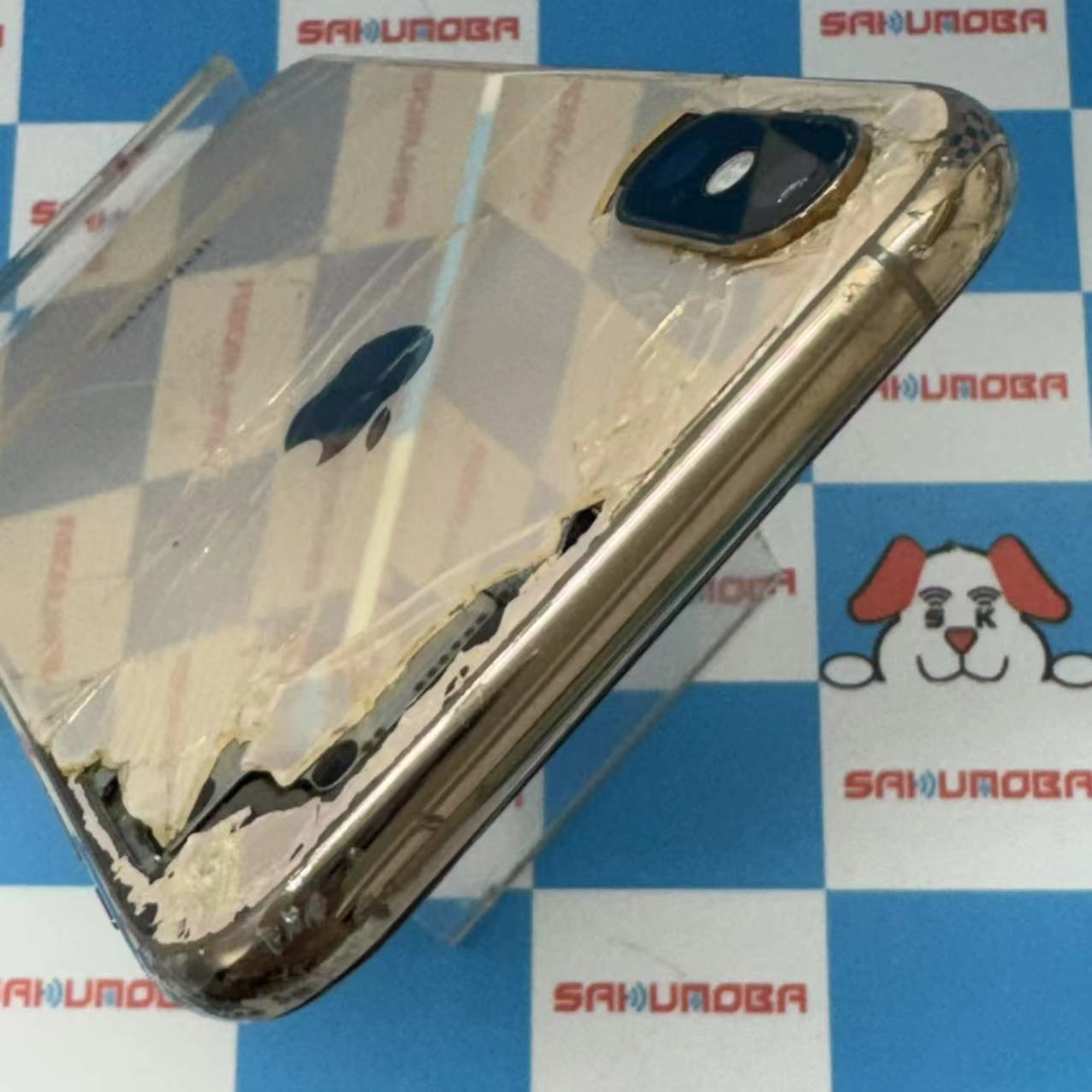 iPhoneXS 256GB ゴールド NTE22J/A SIMロック解除済 docomo ジャンク品