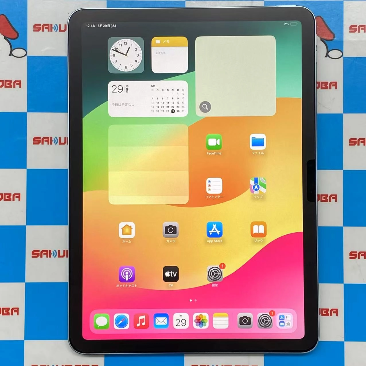 iPad Air 11インチ 第6世代 Wi-Fiモデル 128GB ブルー MUWD3J/A 開封未使用品