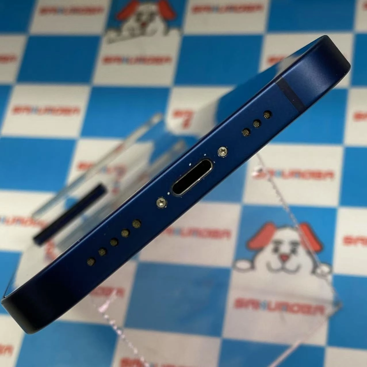 iPhone12 128GB ブルー MGHX3J/A SIMロック解除済 SoftBank版SIMフリー バッテリー非正規 ジャンク品