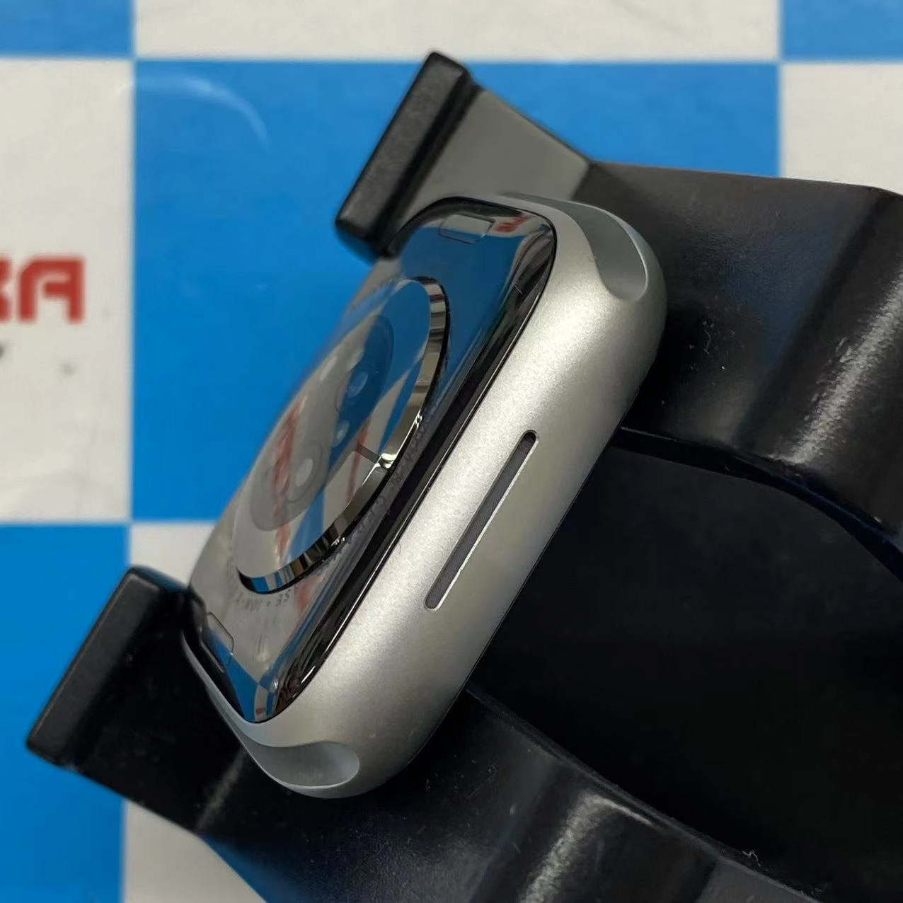 Apple Watch Series8 32GB 41mm シルバーアルミニウム ホワイトスポーツバンド MP4A3J/A SIMフリー 新品同様品
