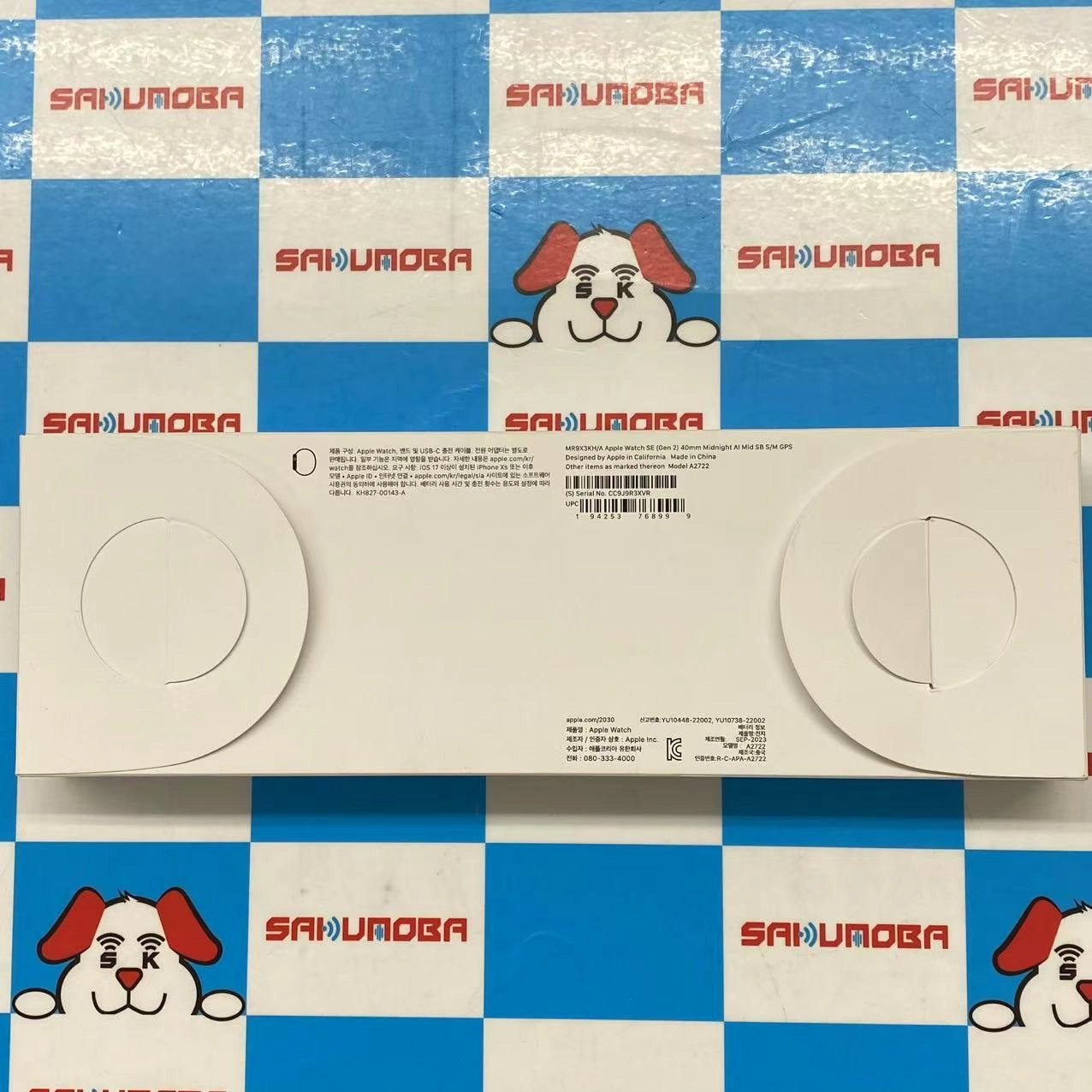 Apple Watch SE 第2世代 40mm GPSモデル 32GB ミッドナイトスポーツバンド MR9X3KH/A アルミニウムケース 海外版 新品未開封