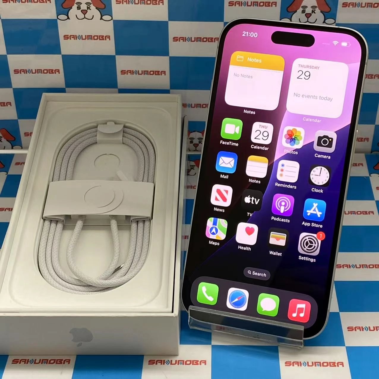 iPhone16 128GB ホワイト MYDR3J/A SoftBank版SIMフリー 極美品