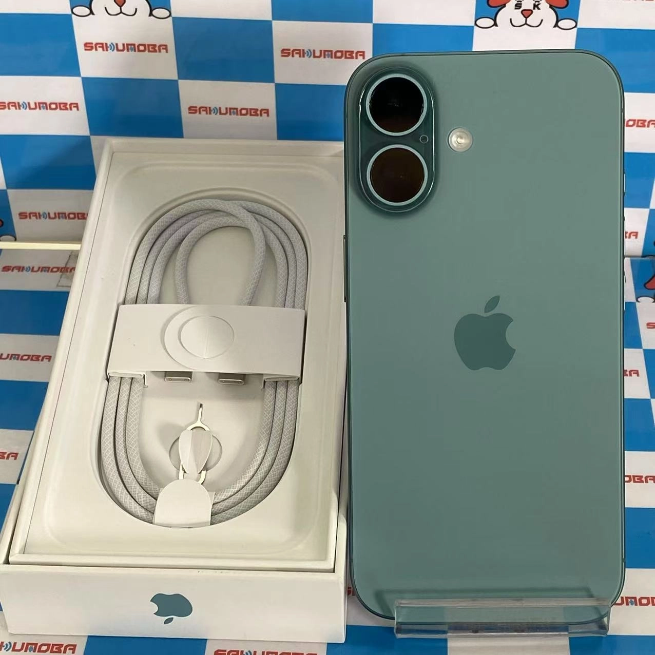 iPhone16 256GB ティール MYE13J/A SIMフリー 新品同様