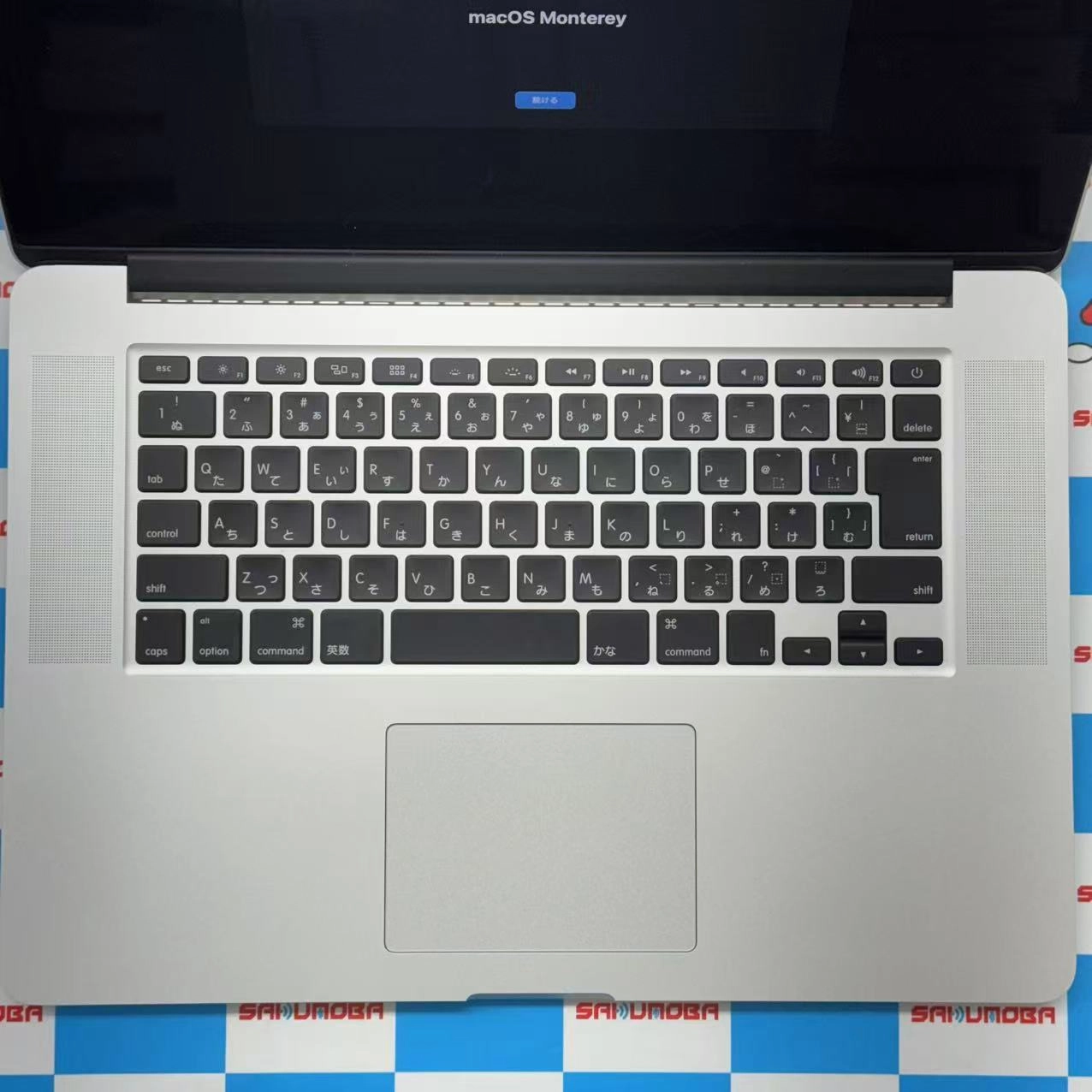 MacBook Pro 15インチ Mid2015 Corei7 2.2GHz 16GB/256GB シルバー MJLQ2J/A