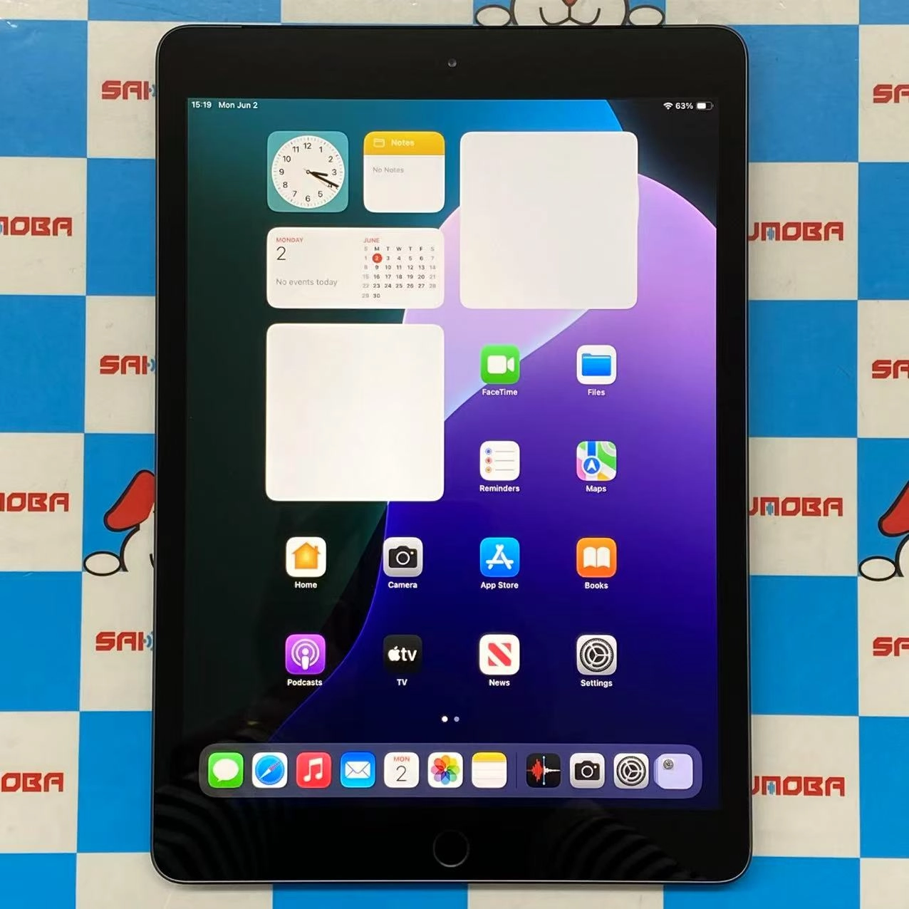 iPad 第7世代 Wi-Fi+Cellularモデル 32GB スペースグレイ MW6A2J/A SIMフリー 訳あり品