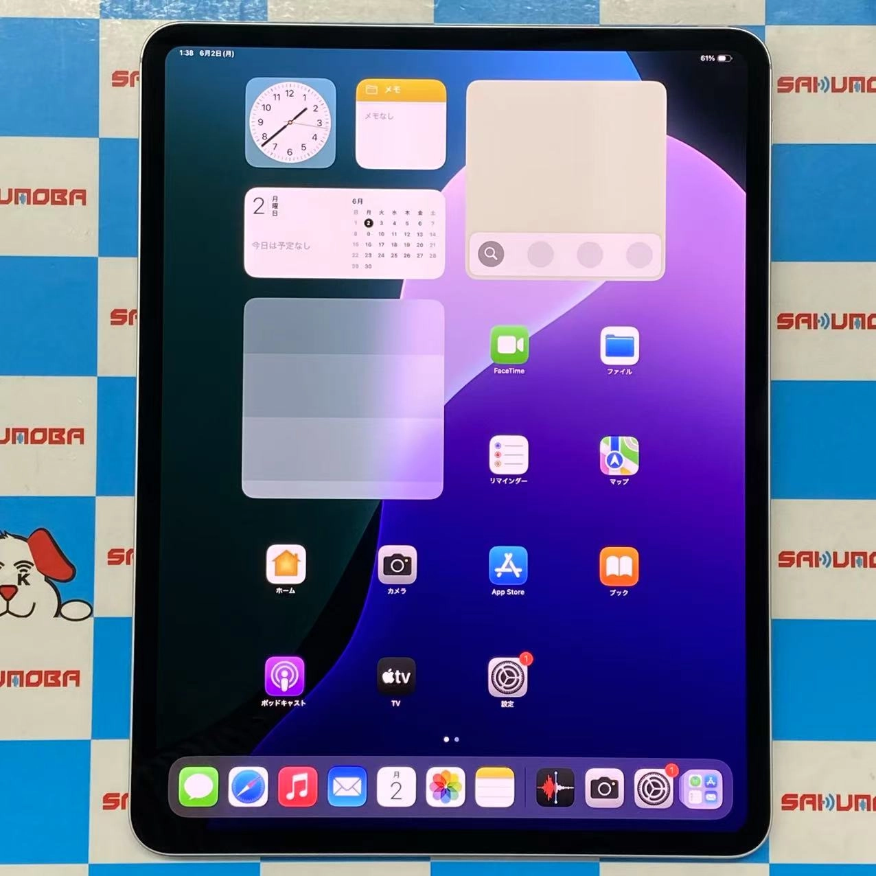 iPad Pro 13インチ 第1世代 Wi-Fiモデル 256GB シルバー MVX33J/A 極美品