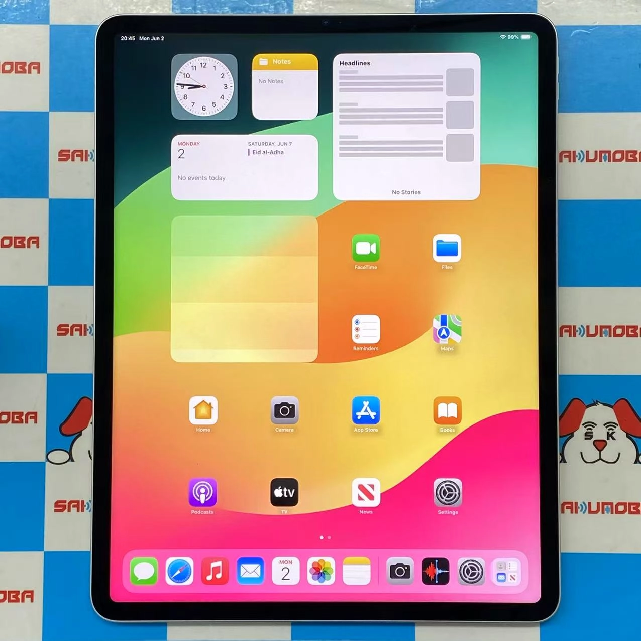 iPad Pro 12.9インチ 第6世代 Wi-Fiモデル 128GB シルバー MNXQ3J/A 美品