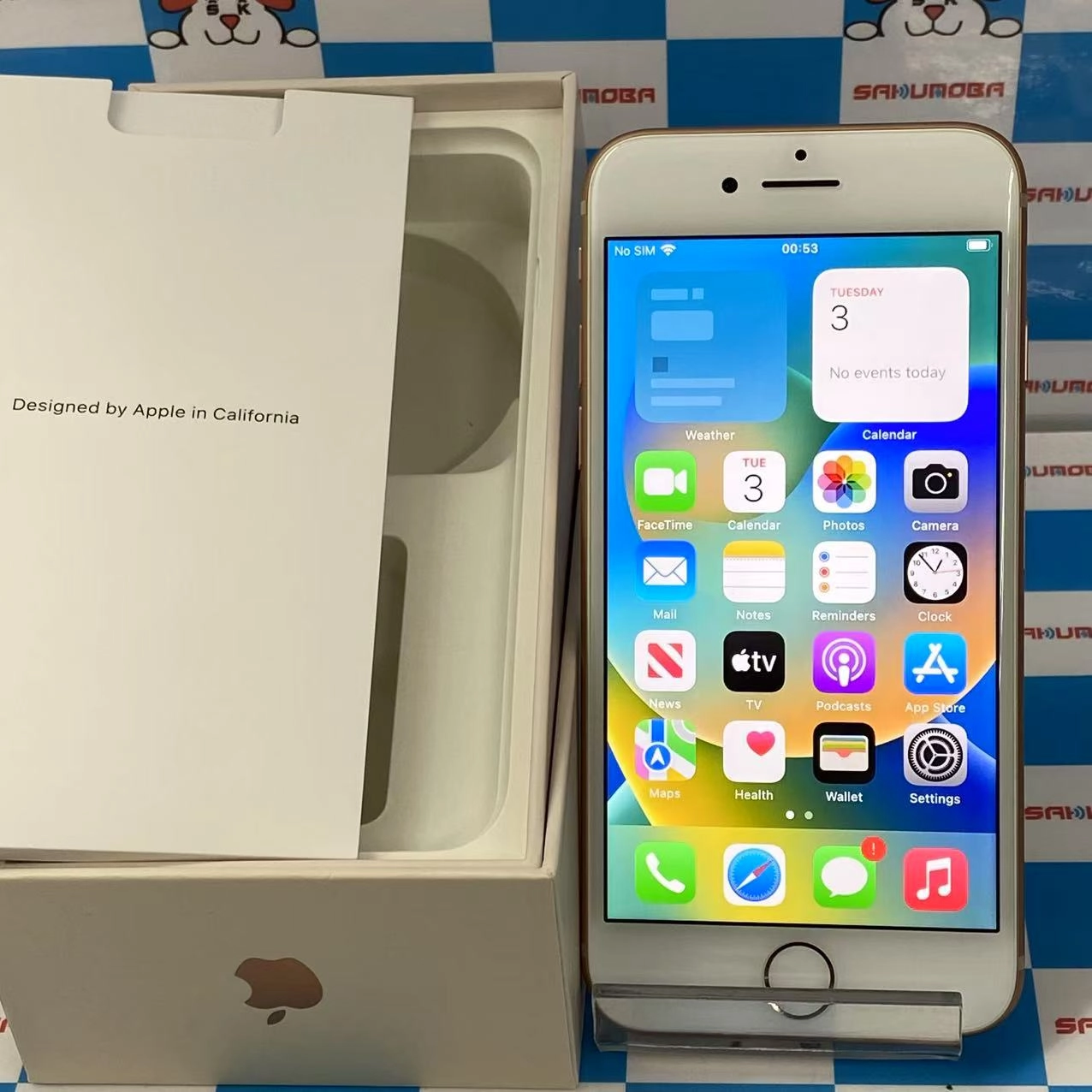 iPhone8 256GB ゴールド NQ862J/A docomo版SIMフリー 新品同様