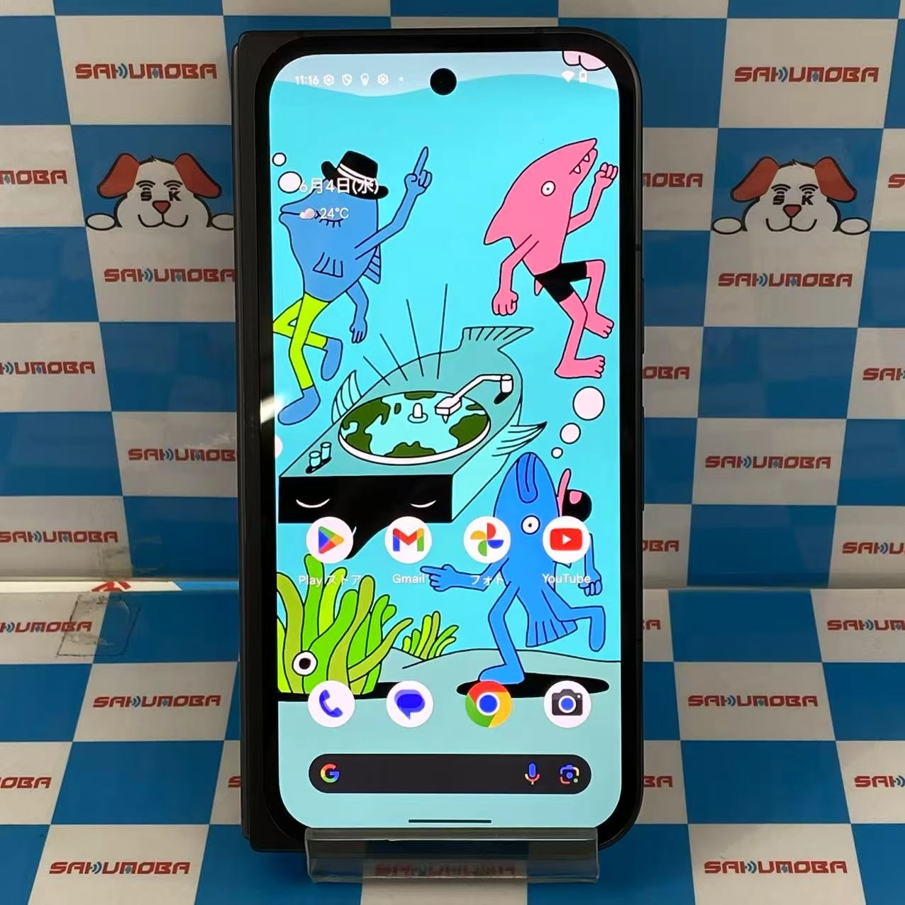 Google Pixel 9 Pro Fold 256GB Obsidian GC15S AU版SIMフリー 美品 au