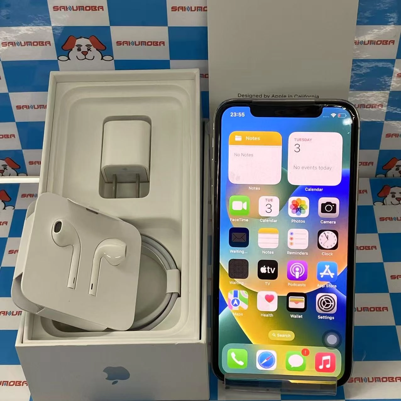 iPhoneX 256GB シルバー NQC22J/A SIMロック解除済 docomo 交換未使用品