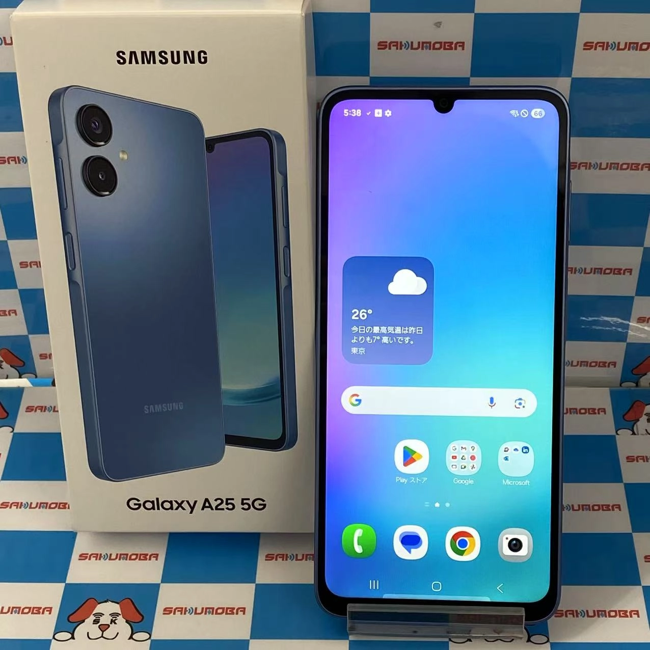 Galaxy A25 5G 4GB/64GB ブルー SC-53F AU版SIMフリー 美品 au