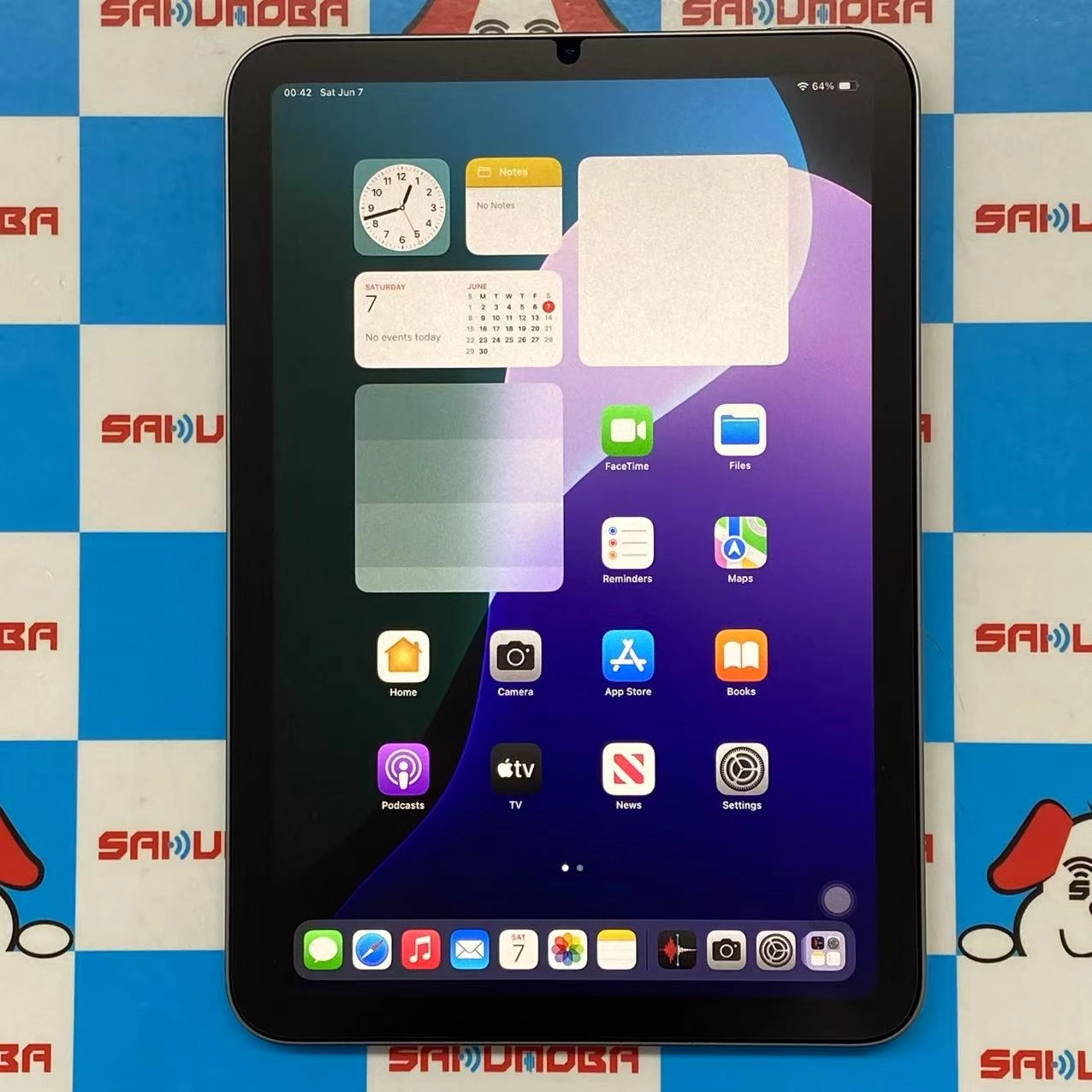 iPad mini 第7世代 (A17 Pro) Wi-Fiモデル 128GB スペースグレイ MXN63J/A 訳あり新品同様