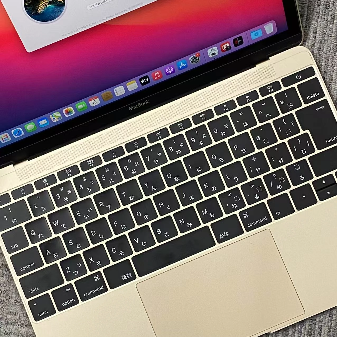 MacBook 12インチ 2015 8GB/256GB ゴールド MK4M2J/A