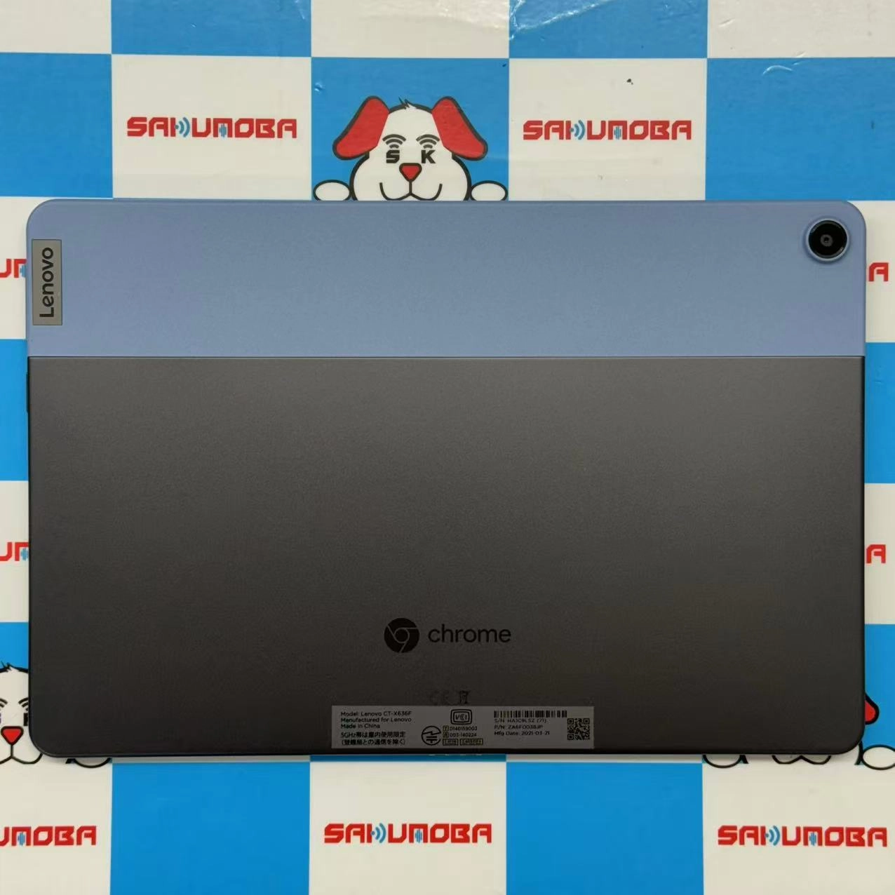 Lenovo IdeaPad Duet Chromebook 8CPU 1.99GHz 128GB アイスブルー + アイアングレー CT-X636F 美品