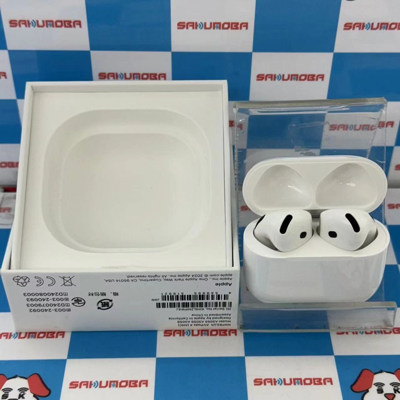 AirPods 第4世代 アクティブノイズキャンセリング搭載 ホワイト MXP93J/A