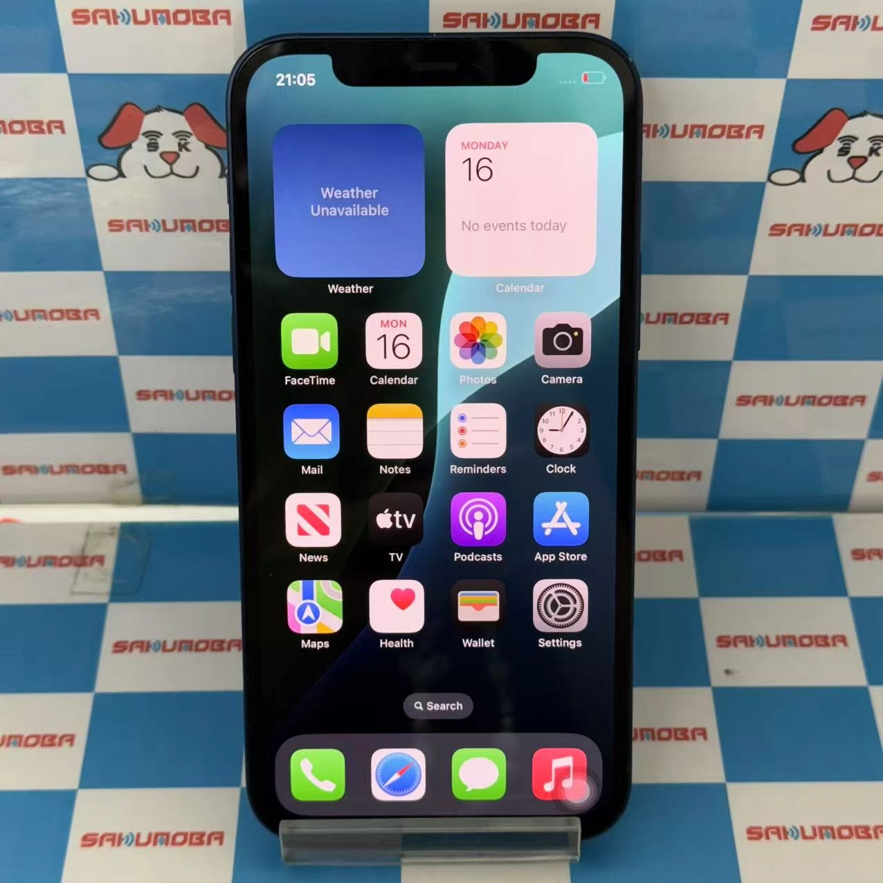 iPhone12 64GB ブルー MGHR3J/A SIMロック解除済 docomo 美品