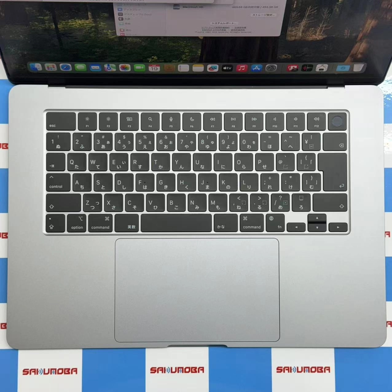 Macbook Air 15インチ 2023 M2 8CPU 10GPU 8GB/512GB スペースグレイ MQKQ3J/A 新品同様