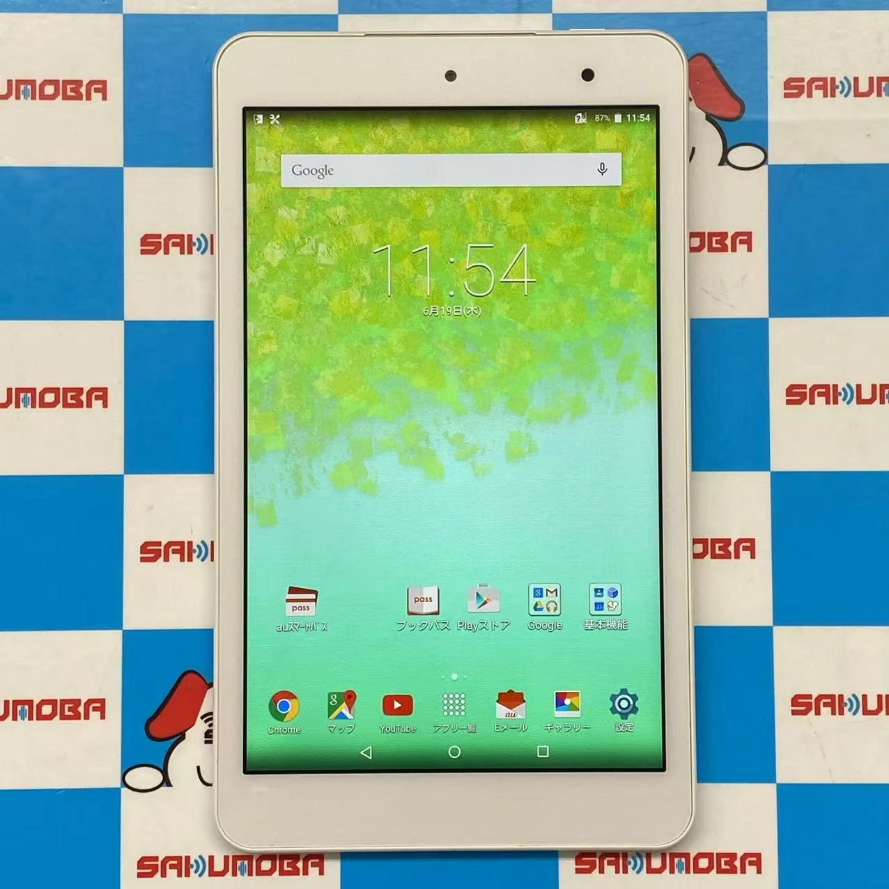 Qua tab 01 16GB ホワイト KYT31 W AU版SIMフリー 美品 au