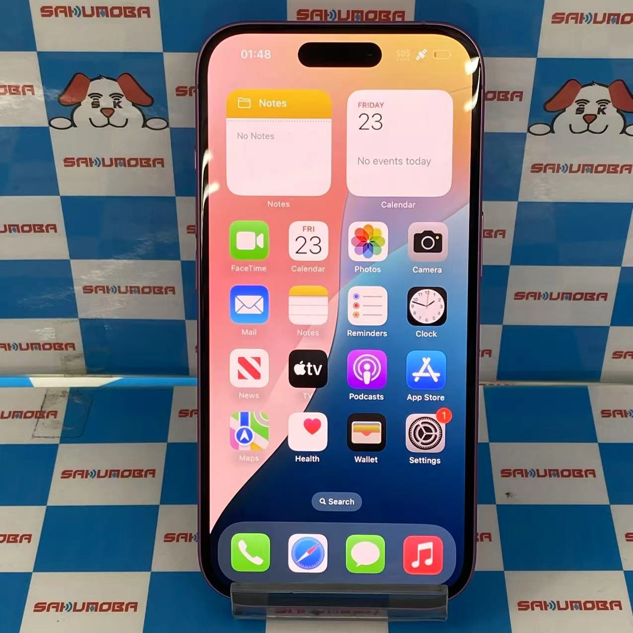 iPhone16 128GB ピンク MYDT3J/A AU版SIMフリー 美品 au