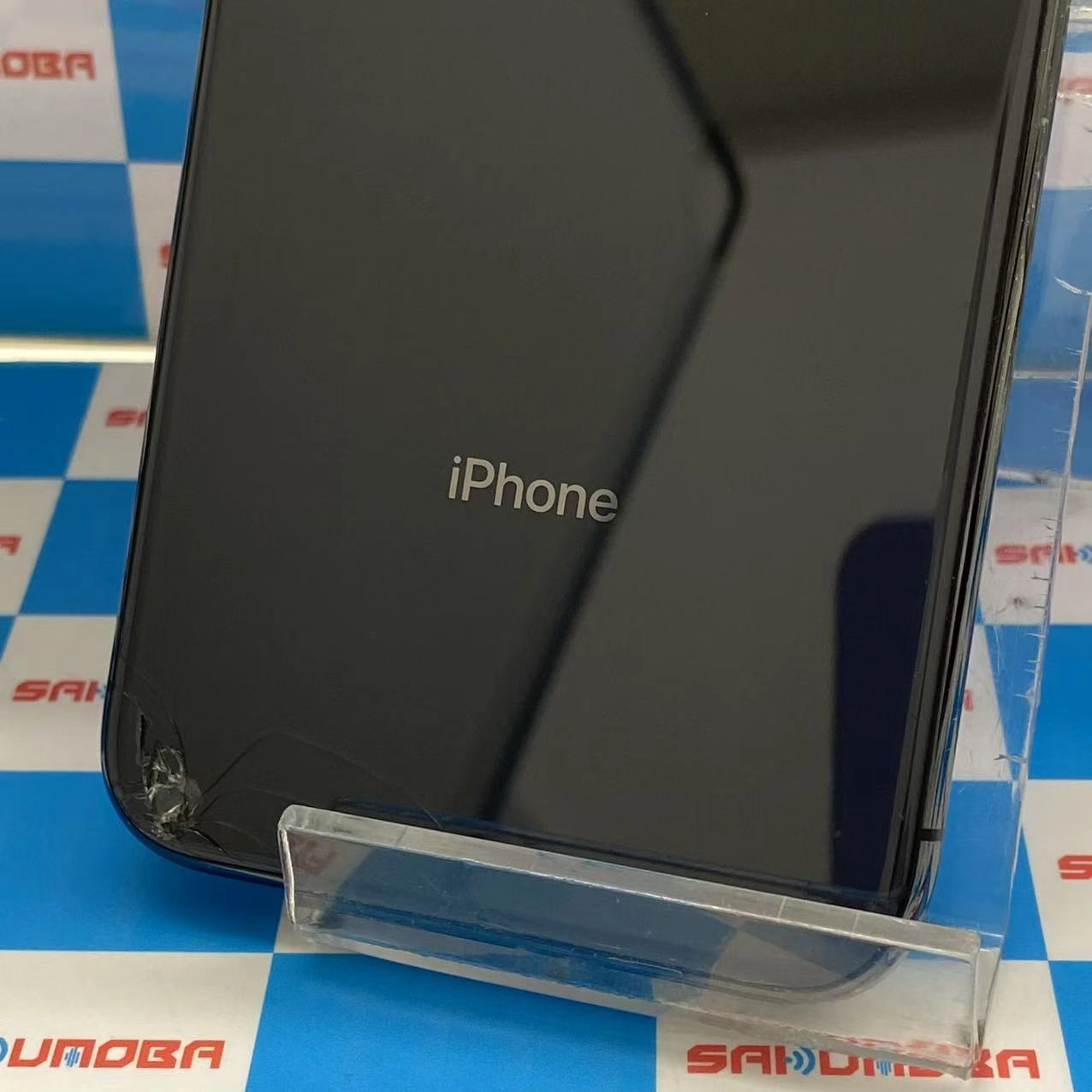 iPhoneX 64GB スペースグレイ MQAX2J/A AU版SIMフリー FaceID不可 ジャンク品