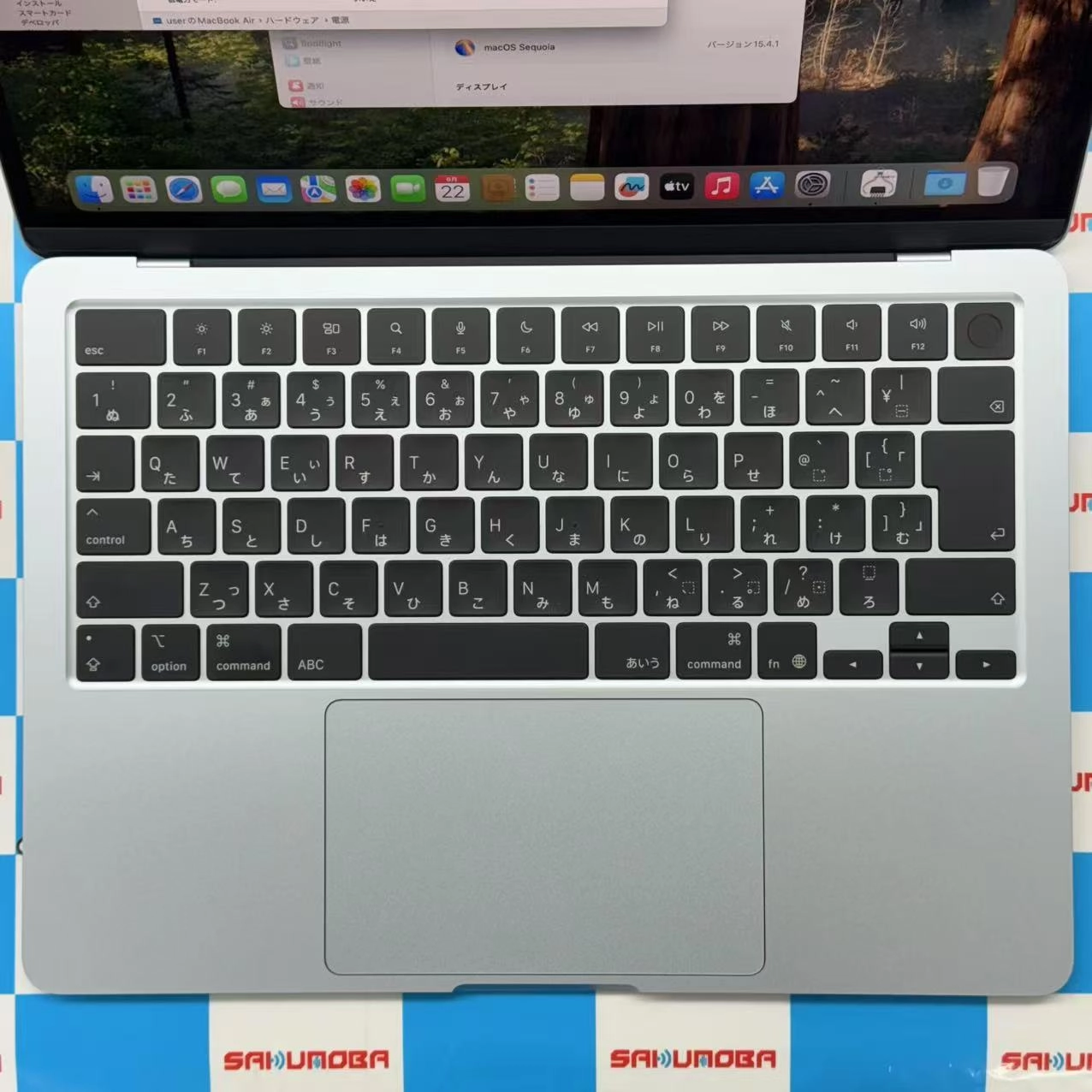 MacBook Air 13インチ 2025 M4 10CPU 8GPU 16GB/256GB スカイブルー MC6T4J/A 極美品