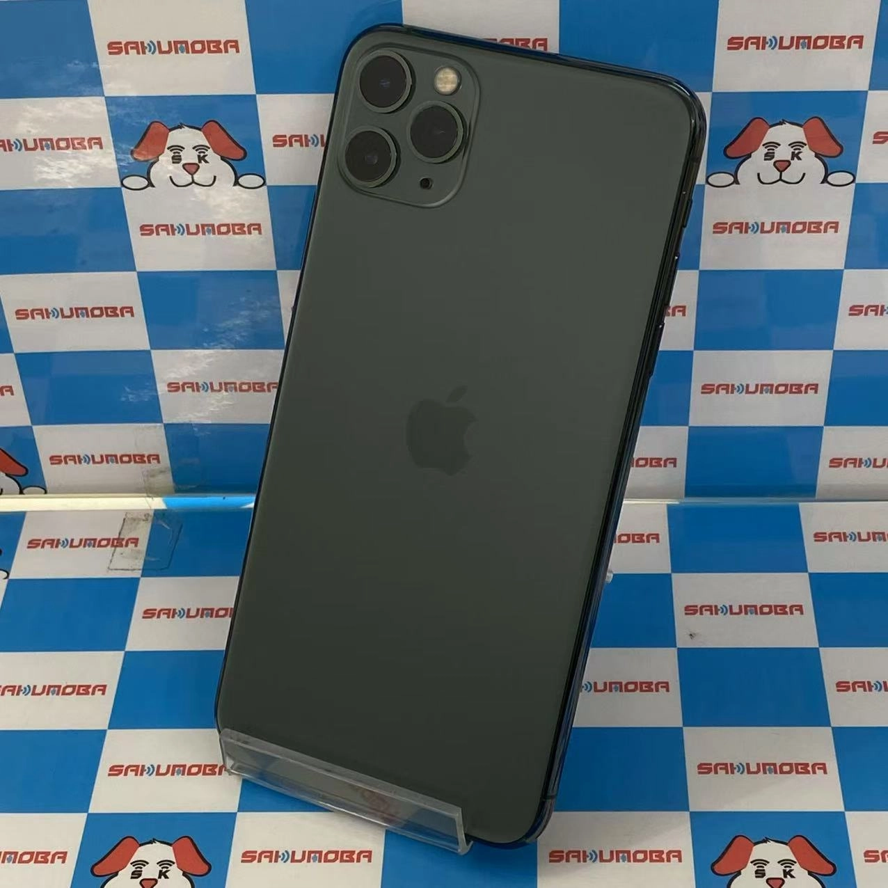 iPhone11 Pro Max 256GB ミッドナイトグリーン MWHM2J/A SIMロック解除済 SoftBank版SIMフリー 美品