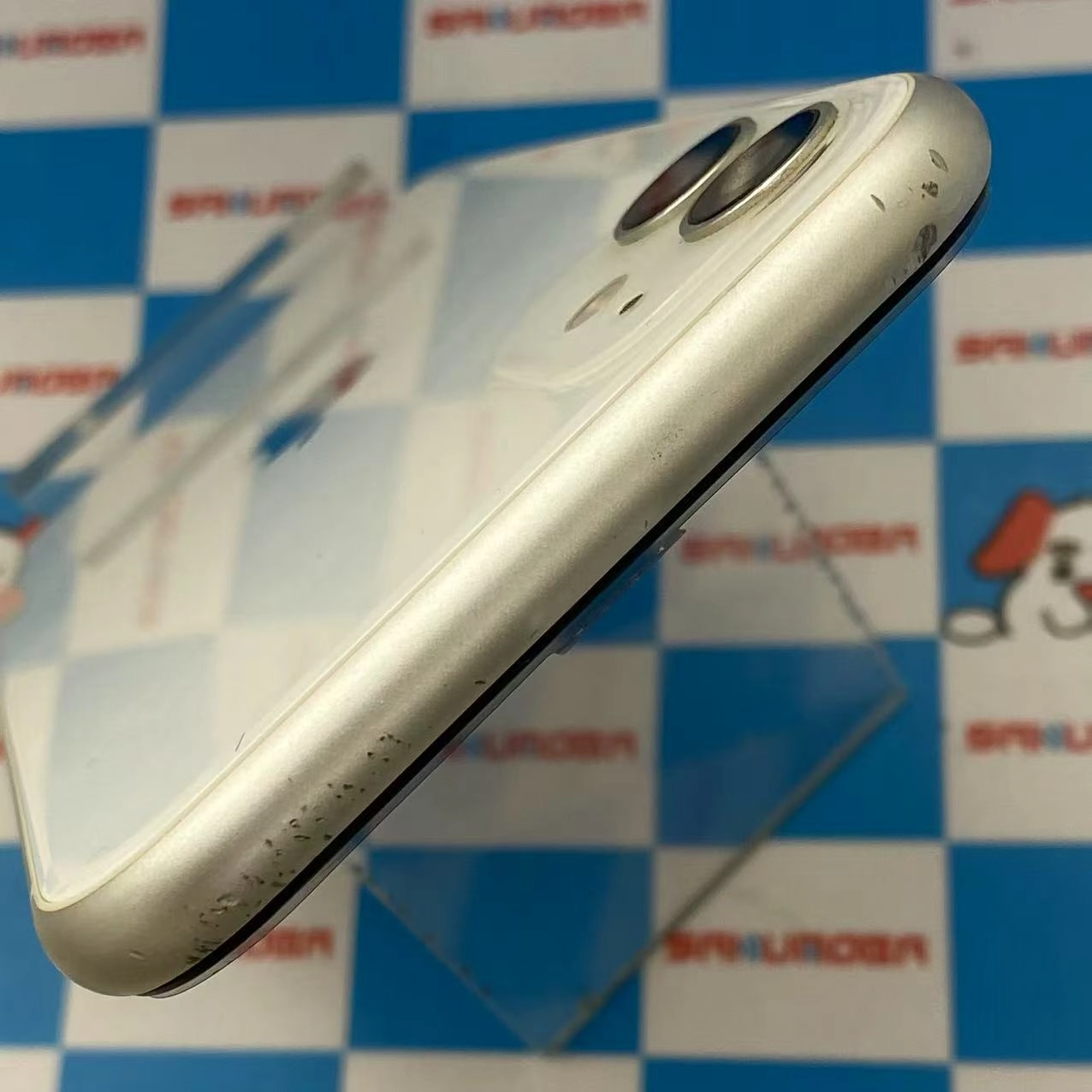 iPhone11 128GB ホワイト MWM22J/A AU版SIMフリー ジャンク品 au