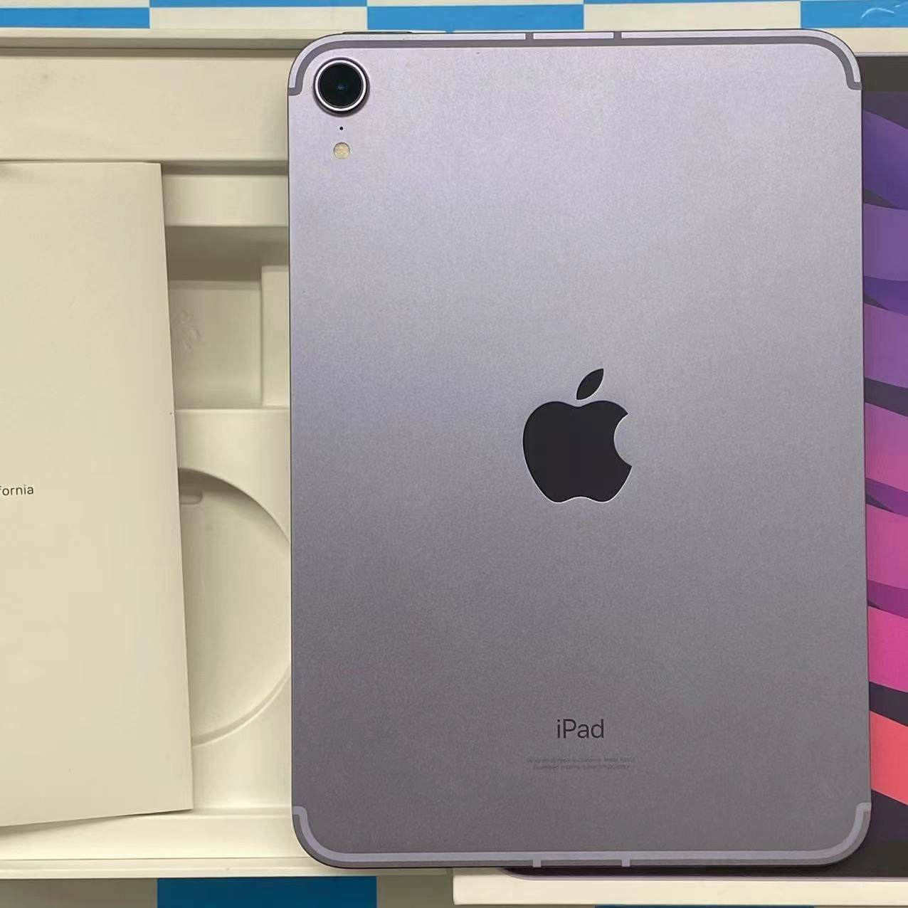 iPad mini 第6世代 Wi-Fi + Cellularモデル 256GB パープル MK8K3TA/A SIMフリー 美品