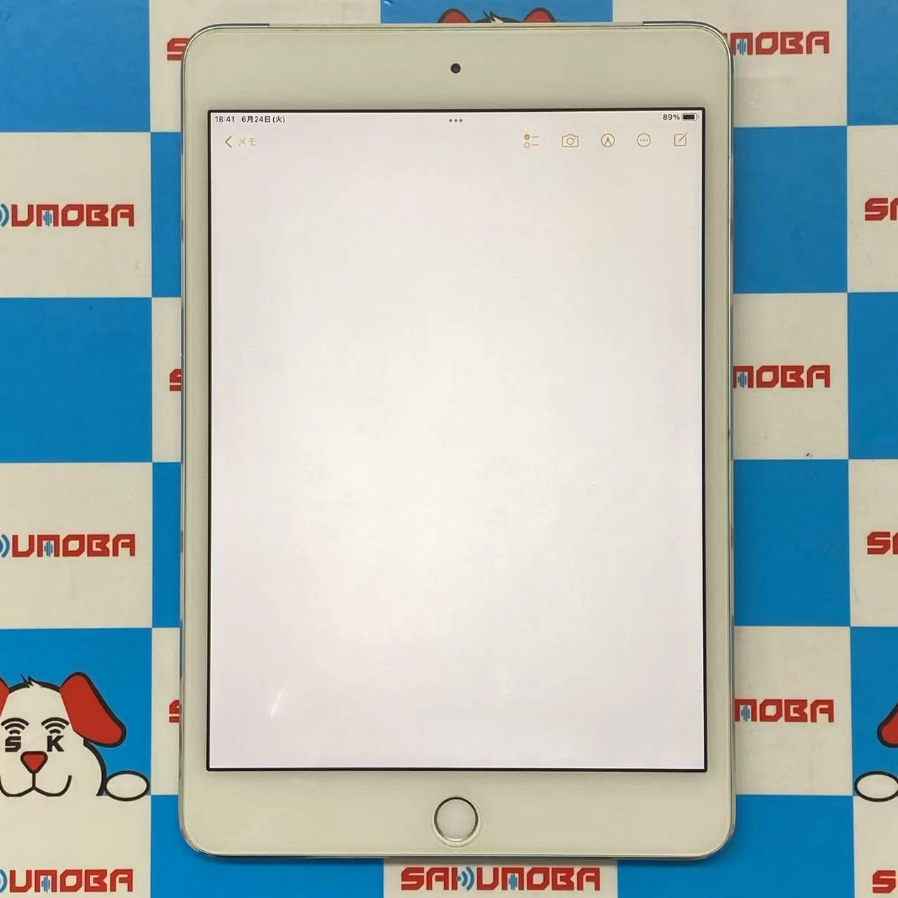 iPad mini 第4世代 Wi-Fi+Cellular モデル 64GB シルバー MK732J/A SIMフリー 訳あり品