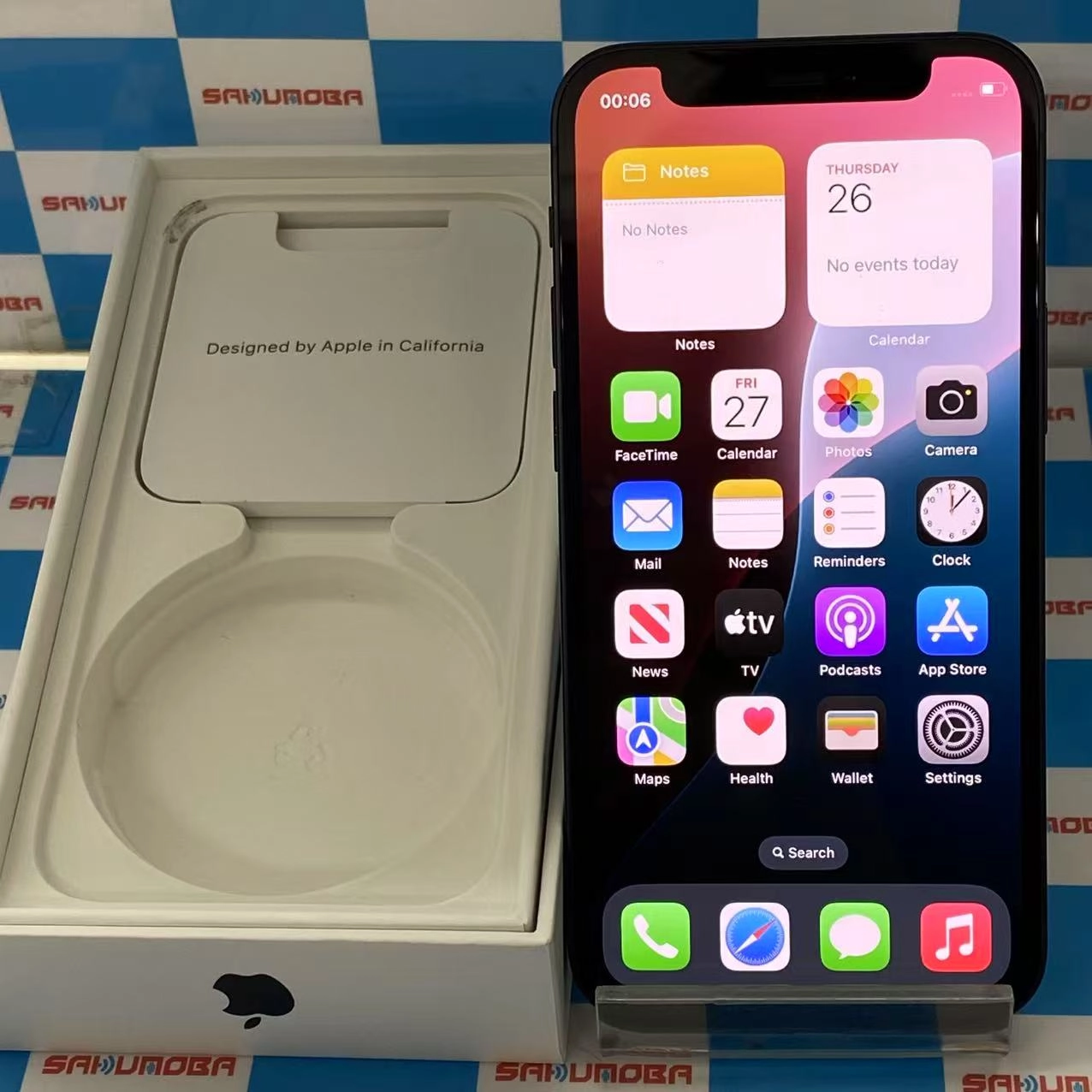 iPhone12 mini 128GB ブラック MGDJ3J/A AU版SIMフリー 訳あり品 au