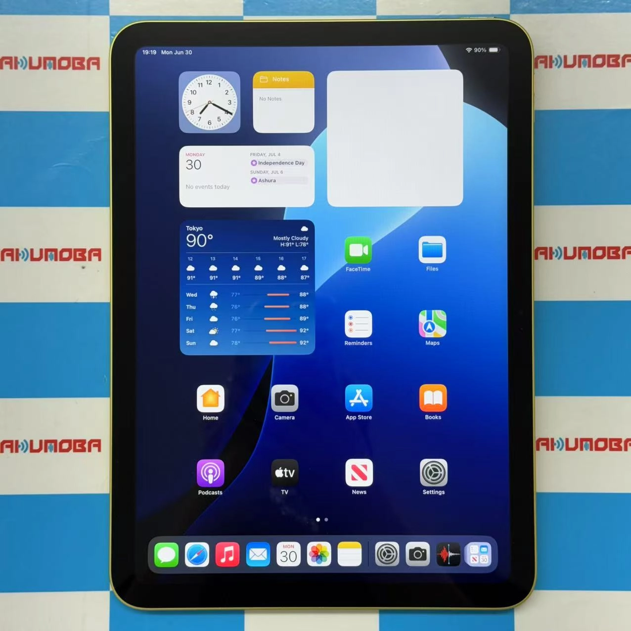 iPad 第10世代 Wi-Fiモデル 64GB イエロー MPQ23J/A 極美品