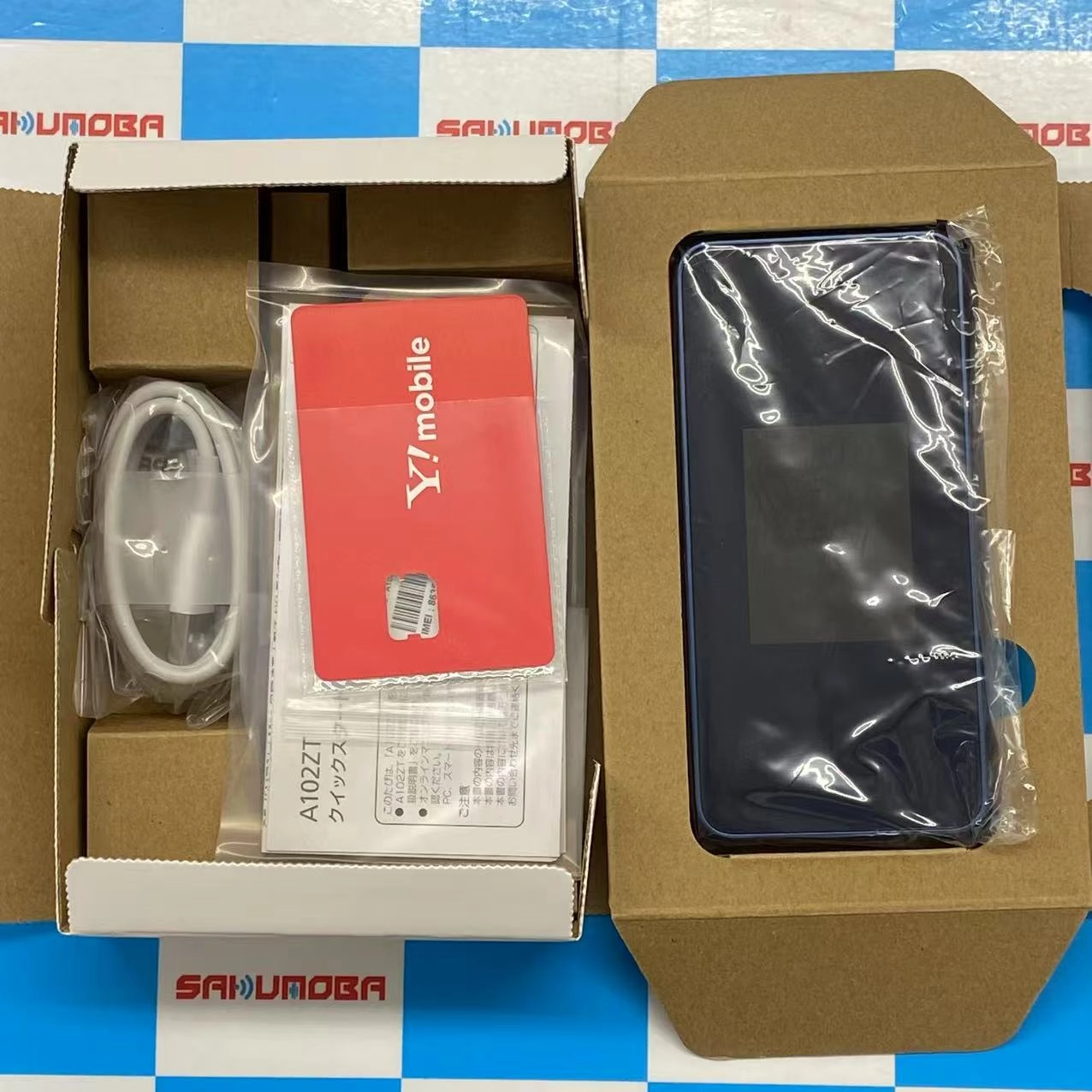 Pocket WiFi 5G A102ZT - ネイビー SoftBank 未使用品