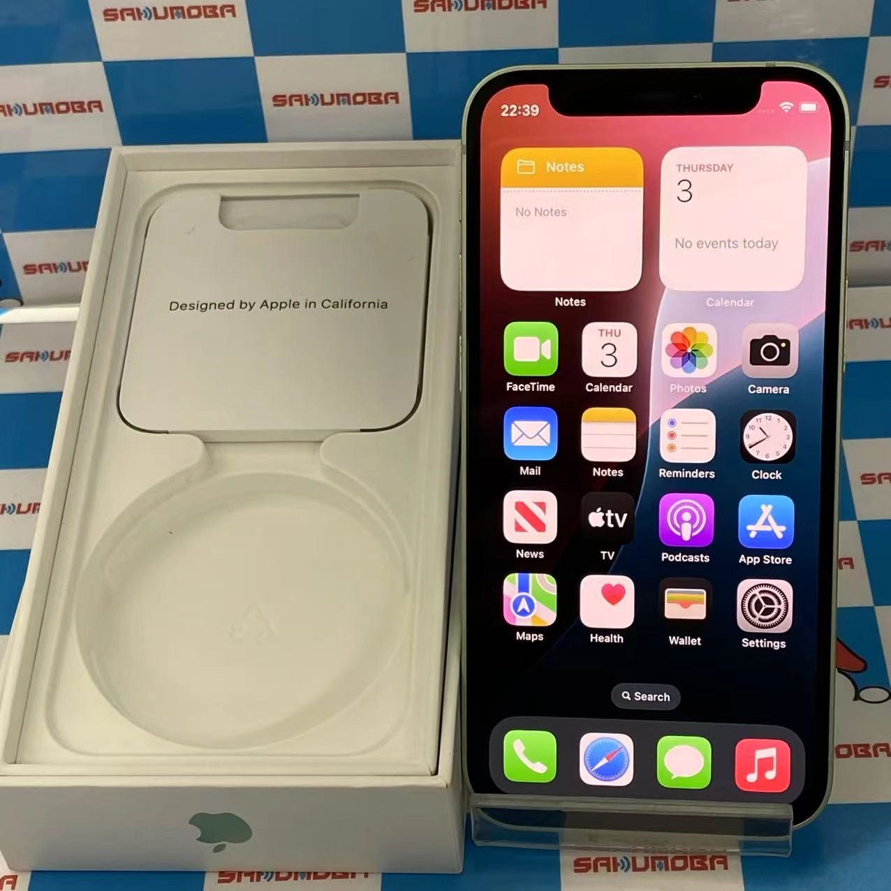 iPhone12 mini 64GB グリーン MGAV3J/A SIMロック解除済 au 美品