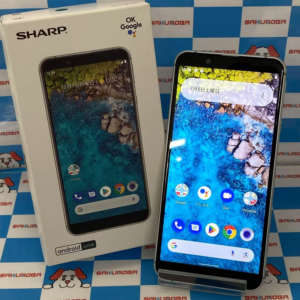 Android One S7 32GB シルバー S7-SH Y!mobile版SIMフリー 美品