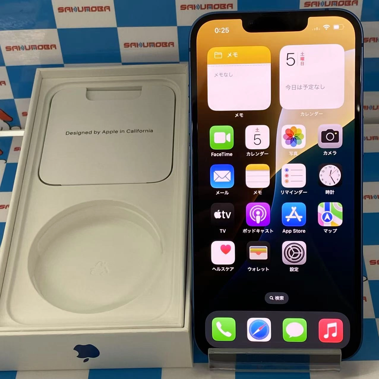 iPhone13 128GB ブルー MLNG3J/A SIMフリー 美品