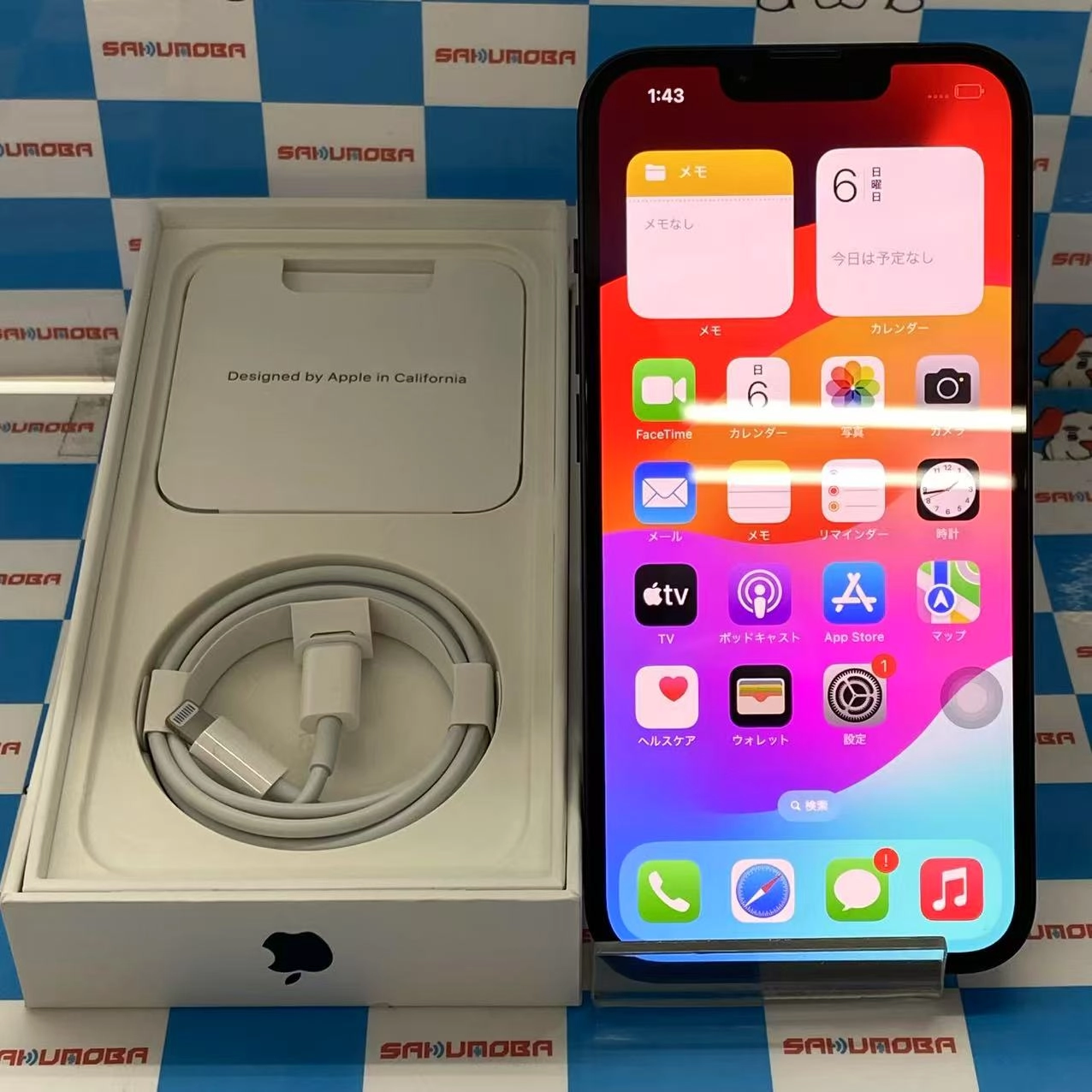 iPhone13 128GB ミッドナイト MLNC3J/A AU版SIMフリー 開封未使用品