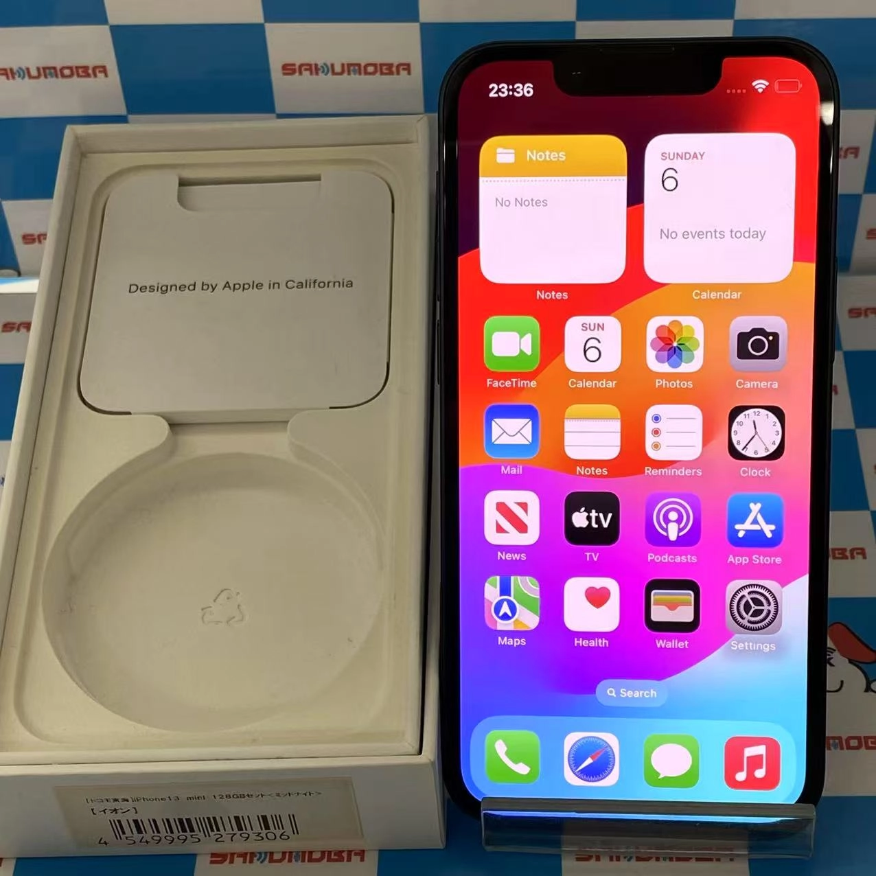 iPhone13 mini 128GB ミッドナイト MLJC3J/A docomo版SIMフリー 新品同様