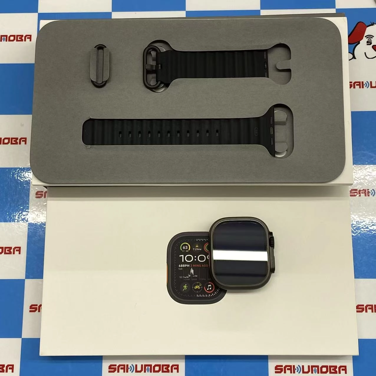 Apple Watch Ultra2 49mm GPS+Cellularモデル 64GB ブラック MX4P3J/A SIMフリー新品同様品