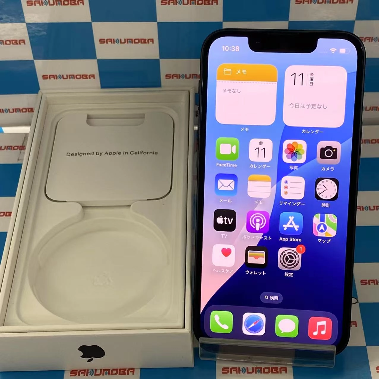 iPhone13 mini 128GB ミッドナイト MLJC3J/A SIMロック解除済 AU版SIMフリー