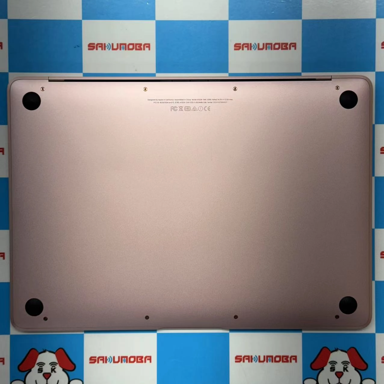 MacBook 12インチ 2017 8GB/256GB 1.2GHz Core m3 ローズゴールド MNYM2J/A 美品